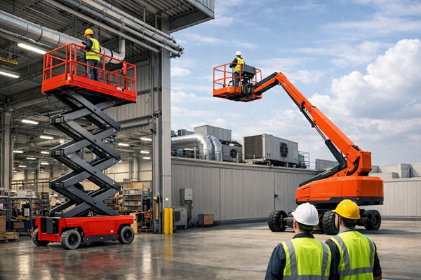 How Boom & Scissor Lifts Improve Facility Management Operations